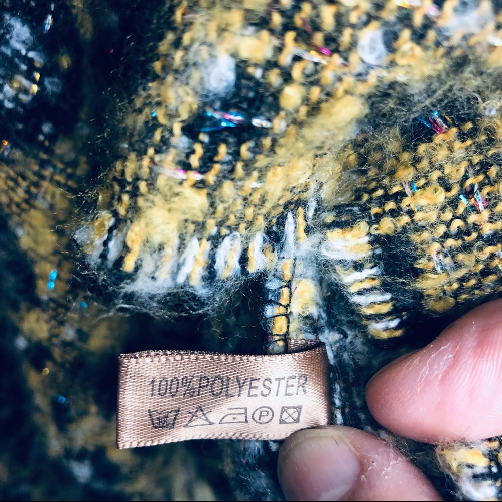 Multi Color Leopard Print Poncho-(3) - image 3